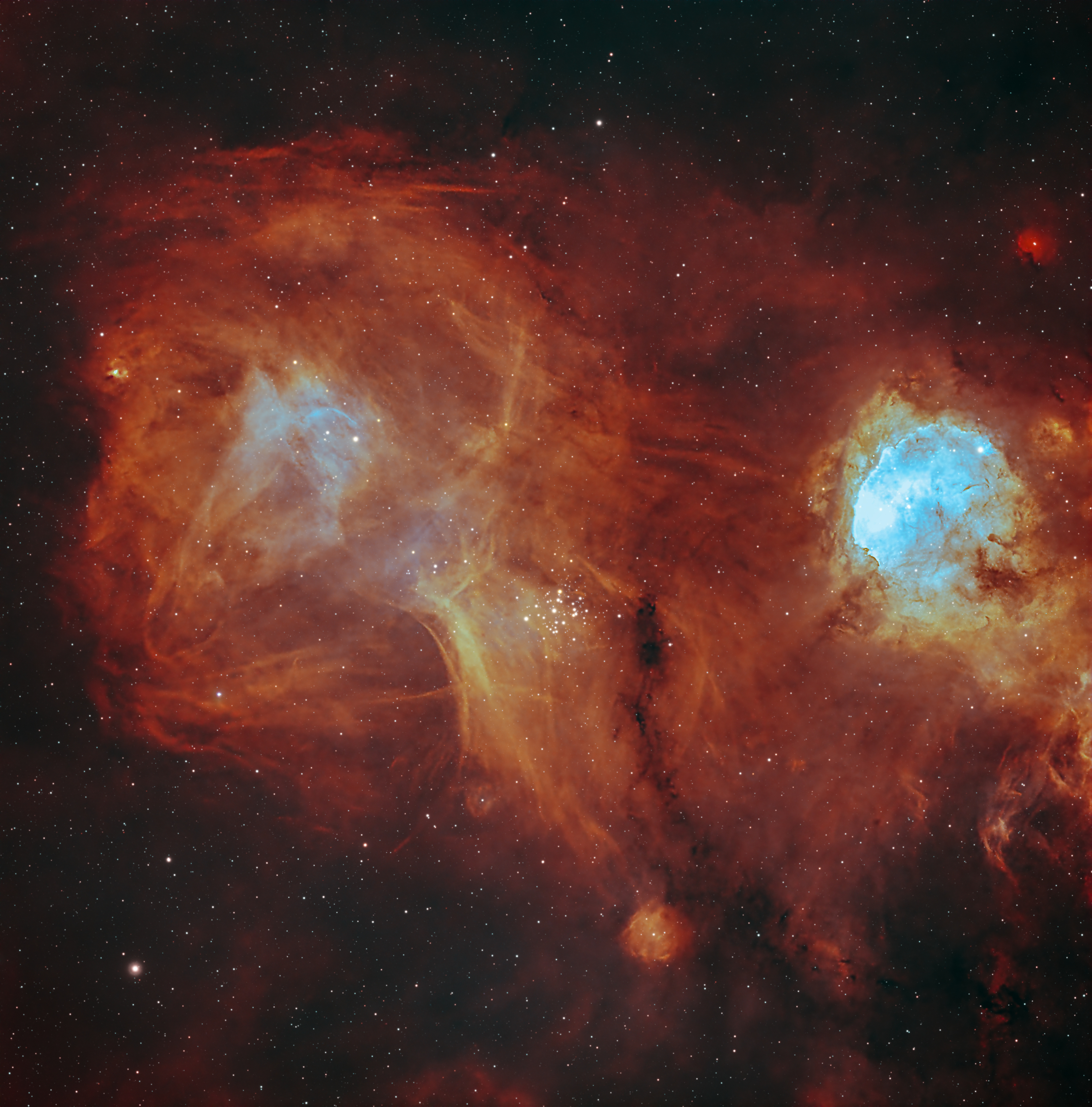 Gabriela Mistral Nebula and Gem Cluster